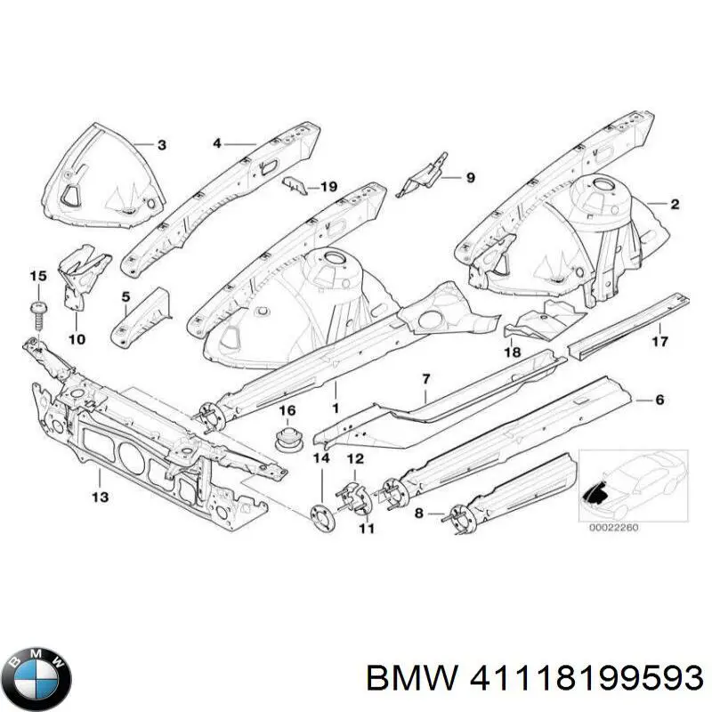  BMW 41118199593 цена, от 272.56 USD