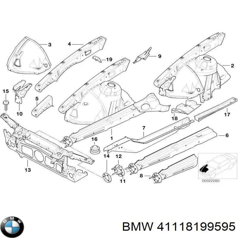 41118199595 BMW 