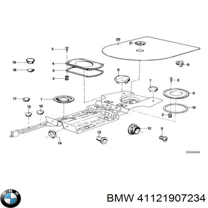 Ремкомплект главного тормозного цилиндра 41121907234 BMW