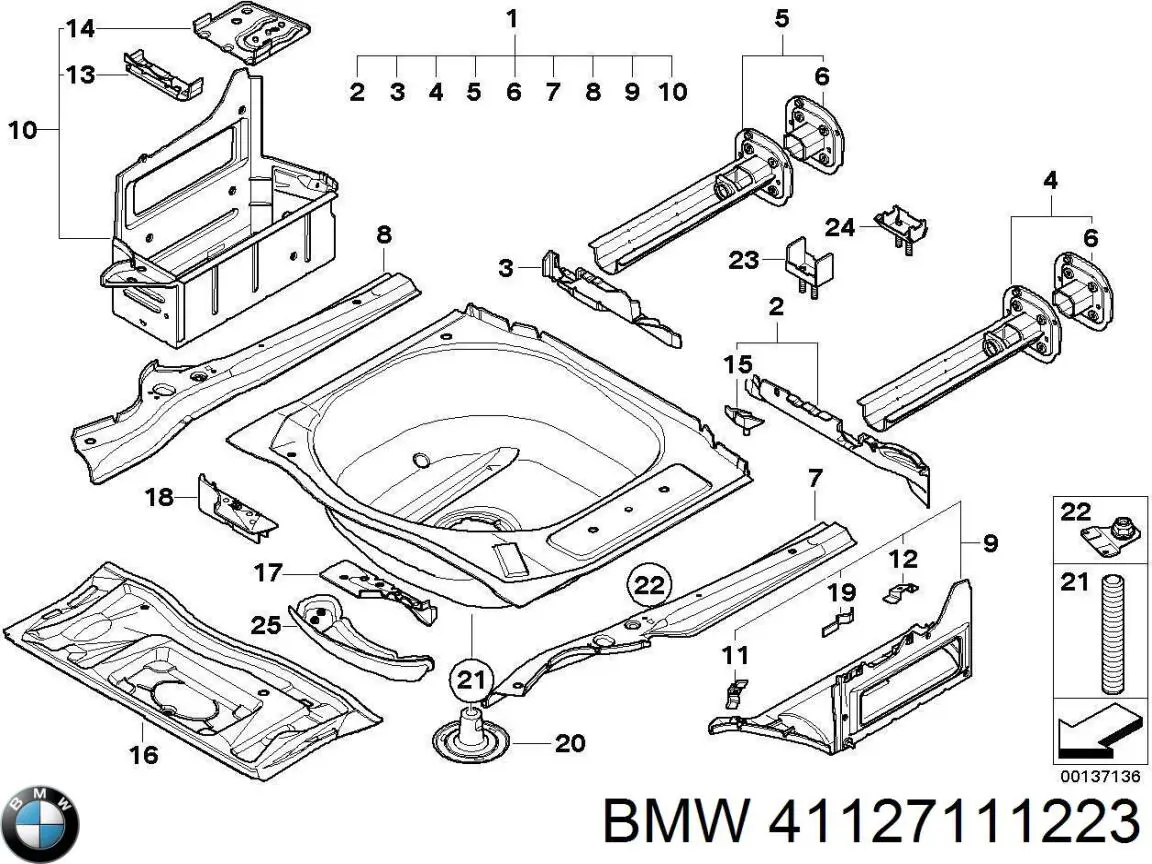  BMW 41127111223 цена, от 67.15 USD