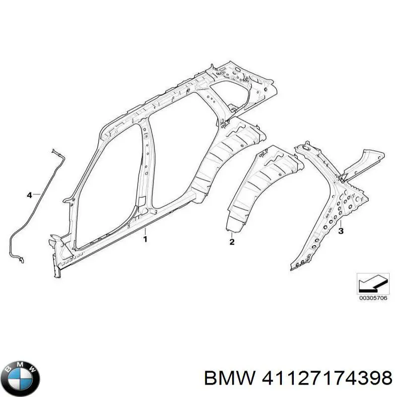  BMW 41127174398 цена, от 713.75 USD