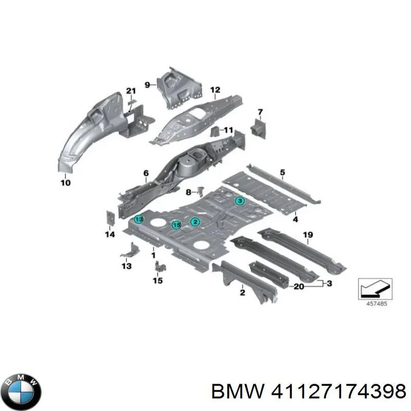 41127174398 BMW 