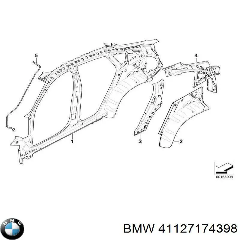 Купить 41127174398 BMW 