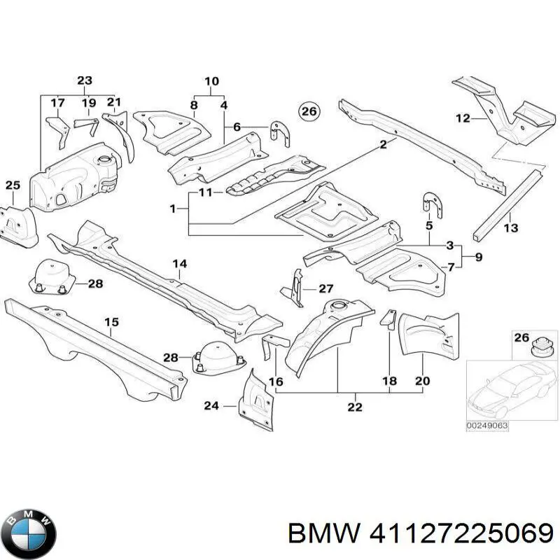  BMW 41127225069 цена, от 147.95 USD
