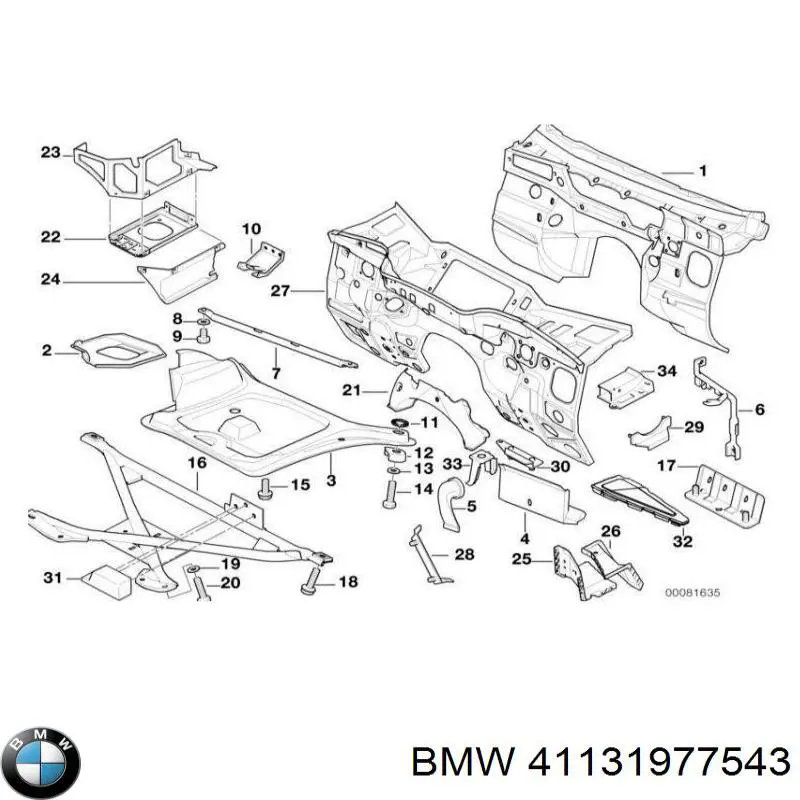  41131977543 BMW