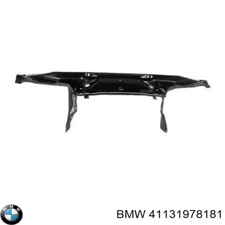 41131978181 BMW суппорт радиатора в сборе (монтажная панель крепления фар)