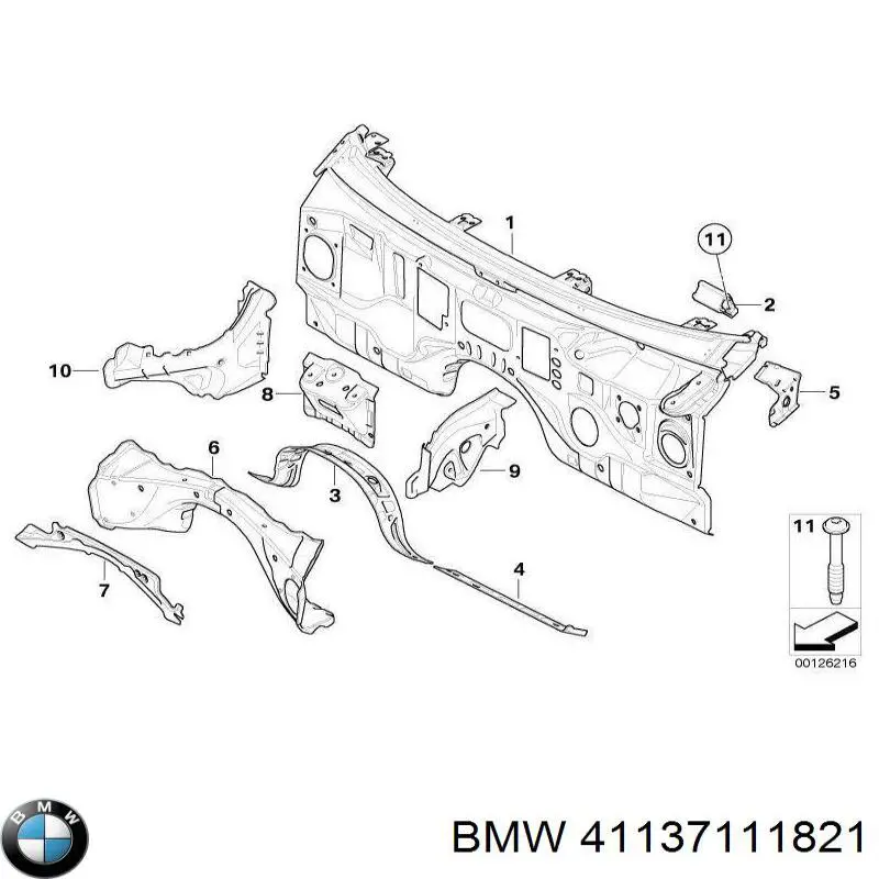  41137111821 BMW