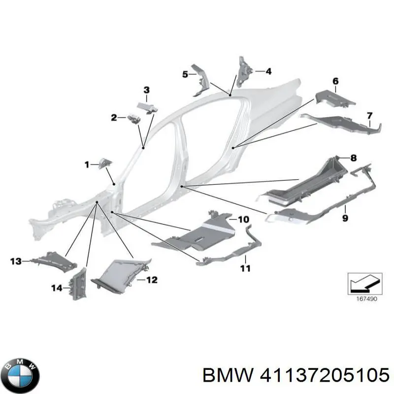 BMW 41137205105 цена, от 16.47 USD