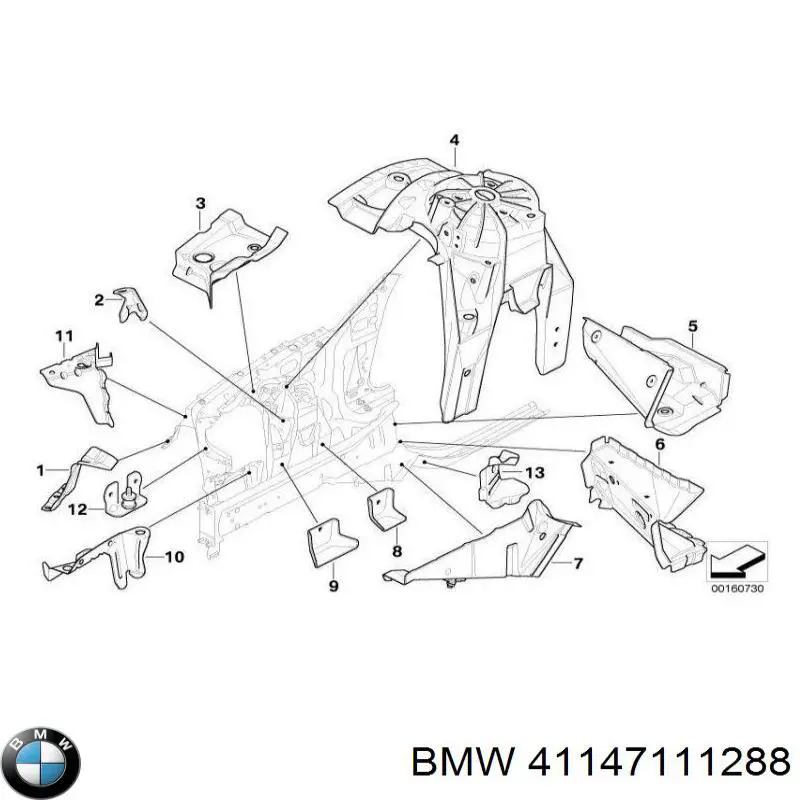  BMW 41147111288 цена, от 50.68 USD