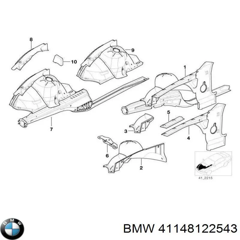 41148122543 BMW 