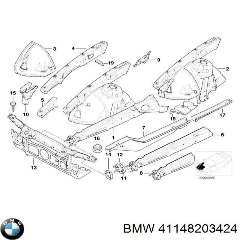 41148203424 BMW 