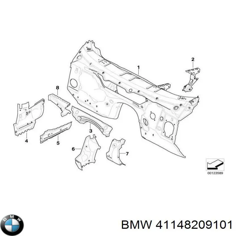 41148209101 BMW 
