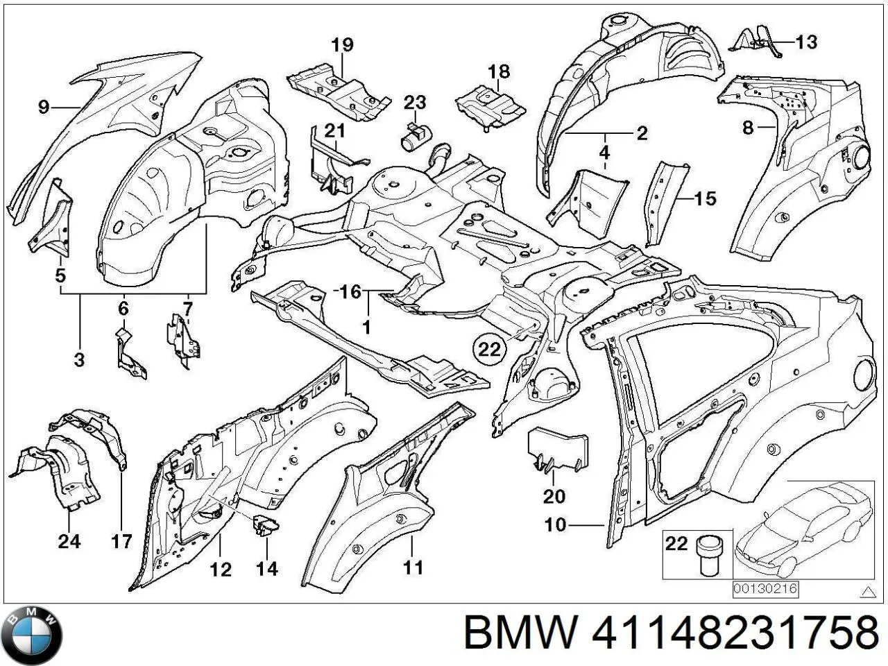  41148231758 BMW