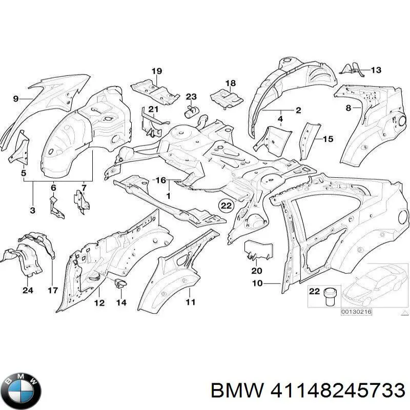  BMW 41148245733 цена, от 56.43 USD