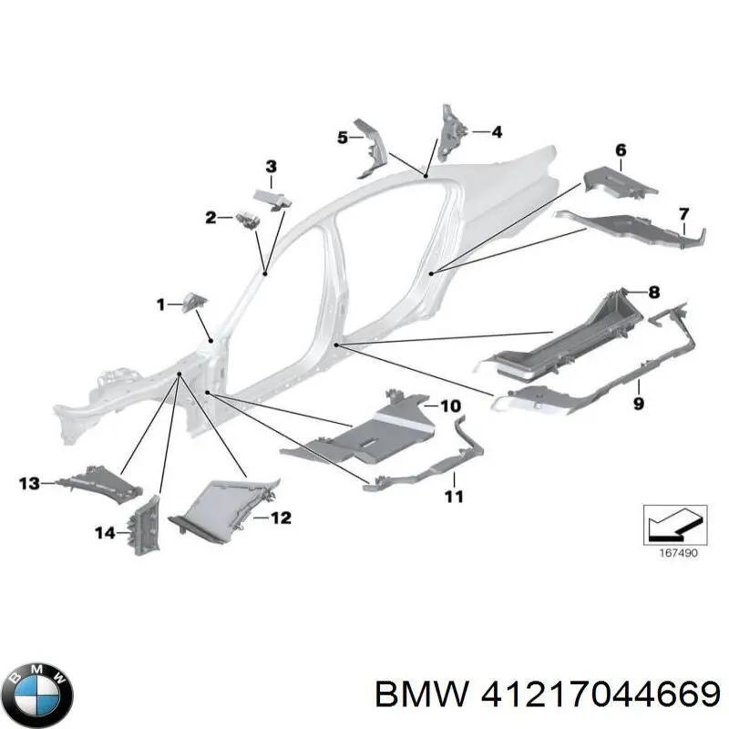  41217044669 BMW