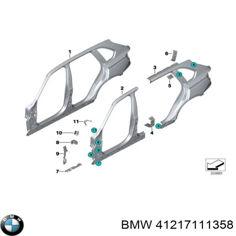 41217111358 BMW 