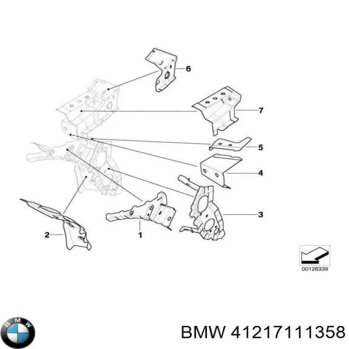  BMW 41217111358 цена, от 44.34 USD