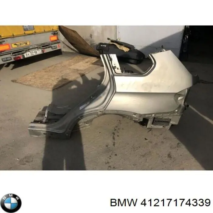 Pára-lama traseiro esquerdo para BMW X5 (E70)