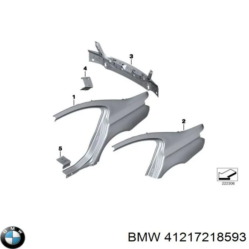 Порог внешний левый BMW 41217218593 цена, от 92.53 USD