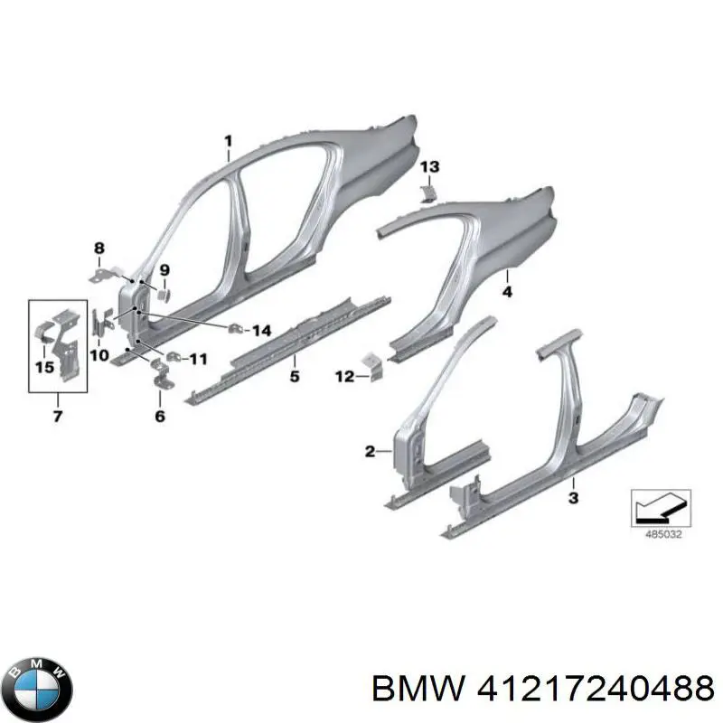 Крыло заднее правое на BMW 5 (F10) купить.