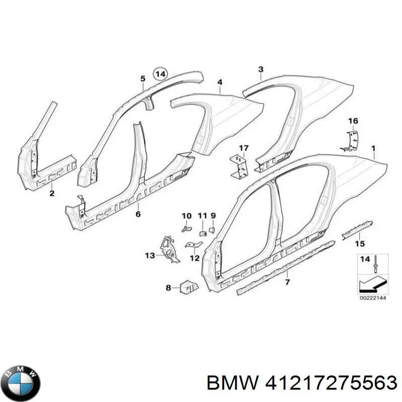 Купить 41217275563 BMW 