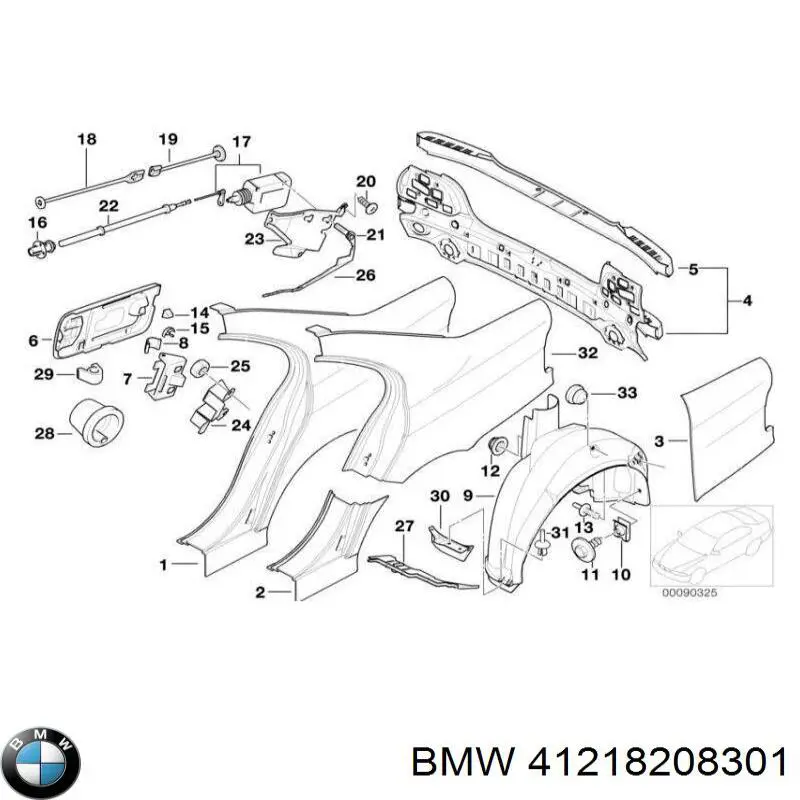  BMW 41218208301 цена, от 106.66 USD