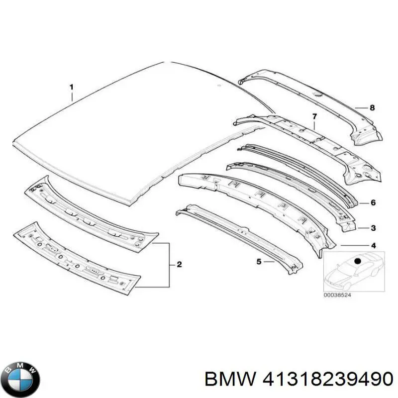 Крыша на BMW 3 (E46) купить.