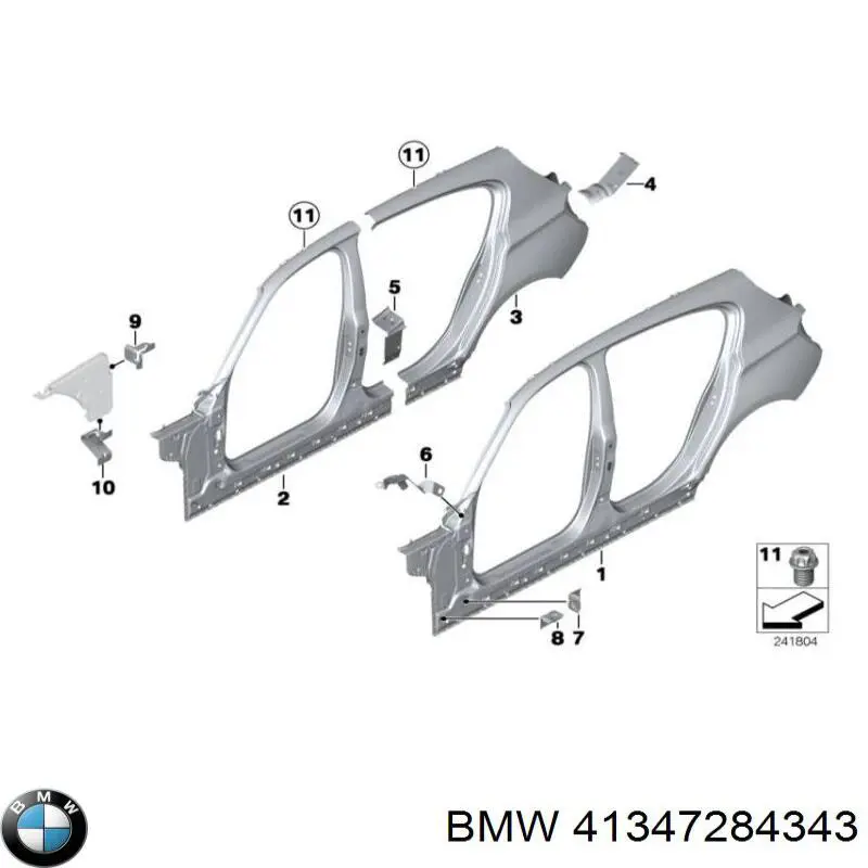 41007479536 BMW 