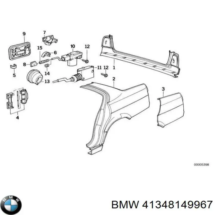  BMW 41348149967 цена, от 86.66 USD