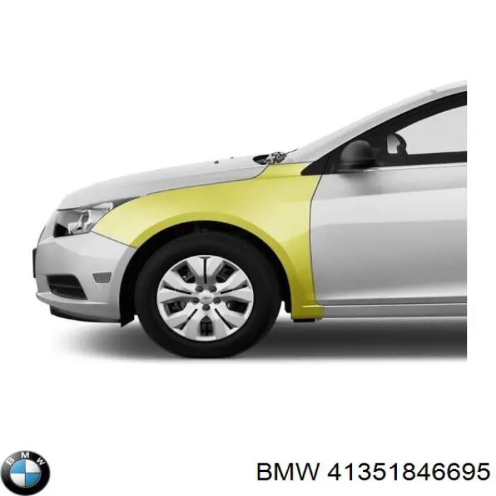 Крыло переднее левое BMW 3 седан (E21) (1975 - 1984) цена, от 178.77 USD