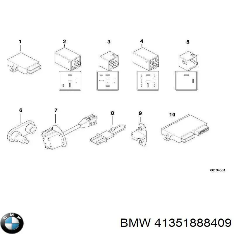 Купить 41351888409 BMW 