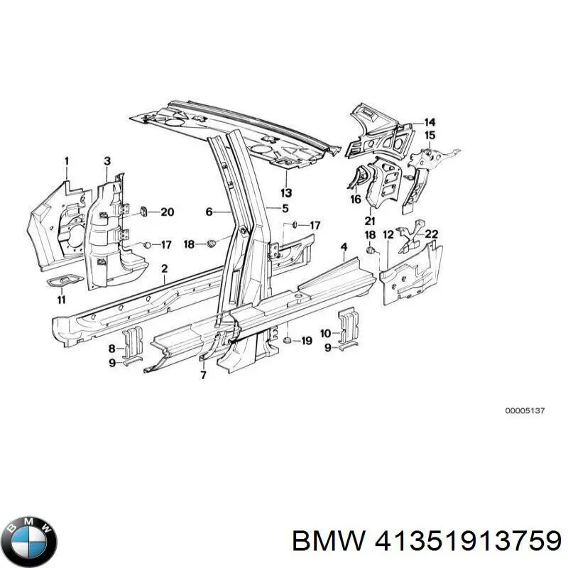  BMW 41351913759 цена, от 17.89 USD