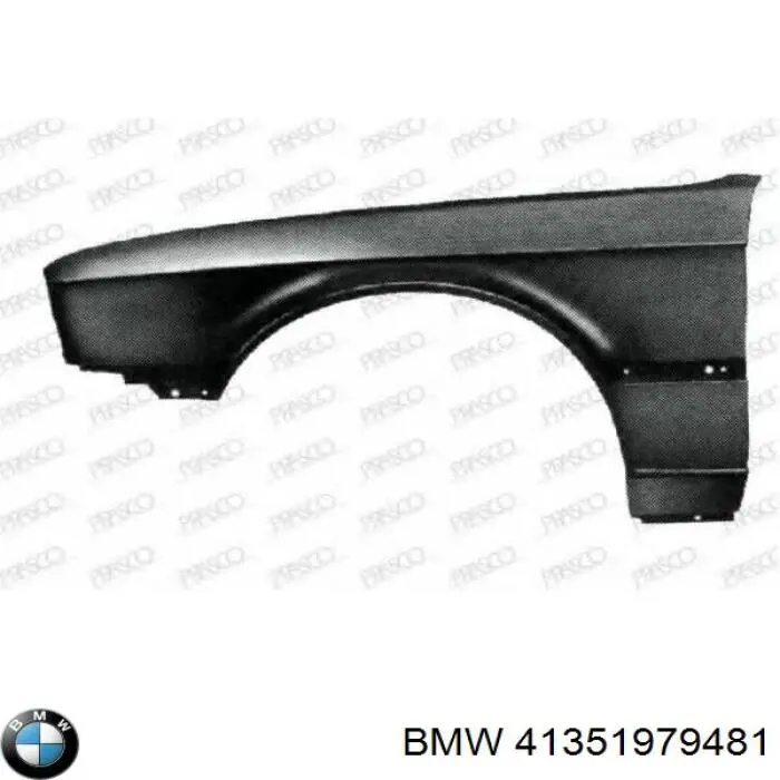 Крыло переднее левое BMW 41351953031 цена, от 31.68 USD