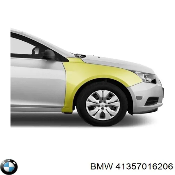 Крыло переднее правое 41357016206 BMW