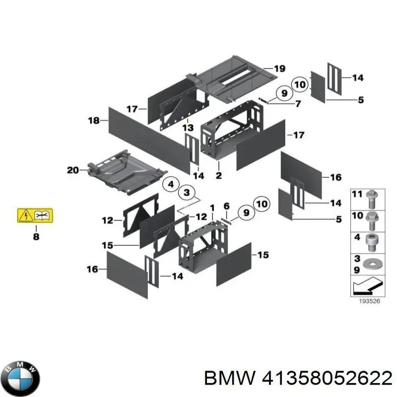 41358052622 BMW 