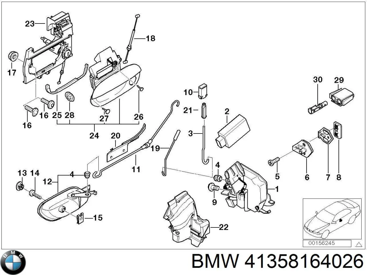 41358164026 BMW 