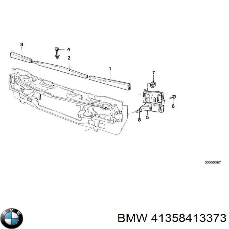 BMW 41358413373 цена, от 1245.46 USD