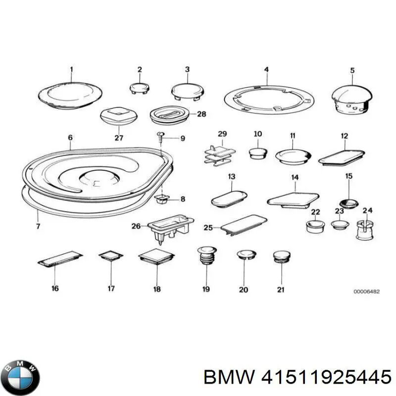  BMW 41511925445 цена, от 73.78 USD