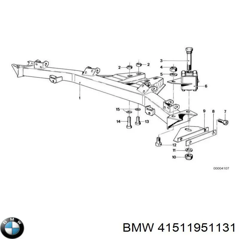 Купить 41511951131 BMW Завеса двери передней левой
