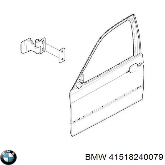 41518240079 BMW петля двери передней левой