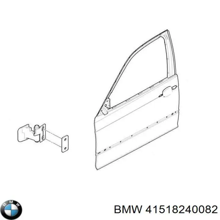 41518240082 BMW петля двери передней правой