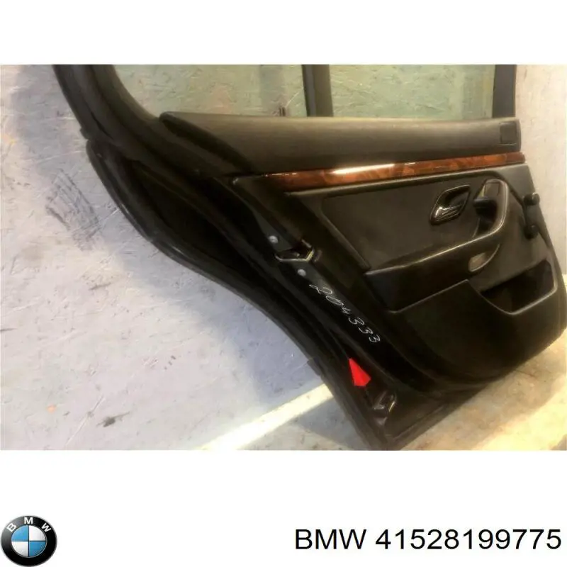 Дверь пассажирская задняя левая на BMW 5  E39