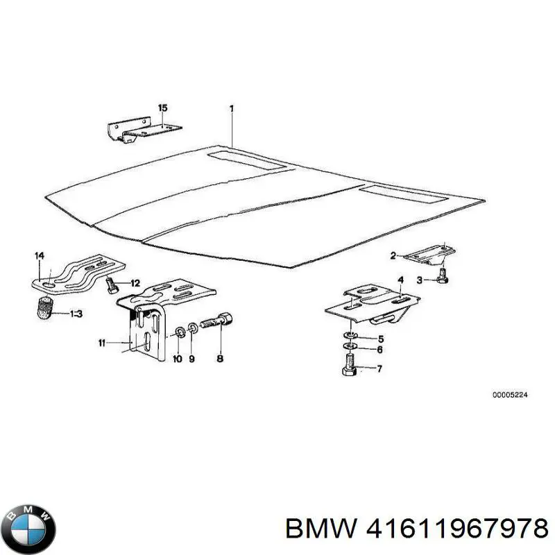 Капот на BMW 6 E24 (Бмв 6)