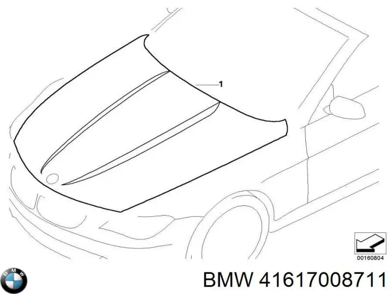 Капот на BMW 6 E63 (Бмв 6)