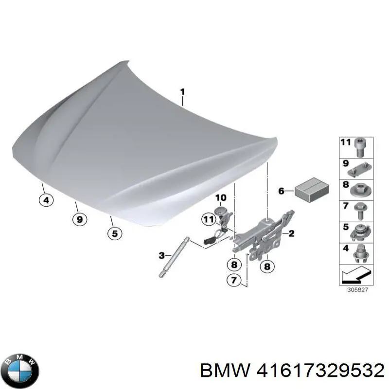 Капот на BMW 3 GRAN TURISMO (Бмв 3)