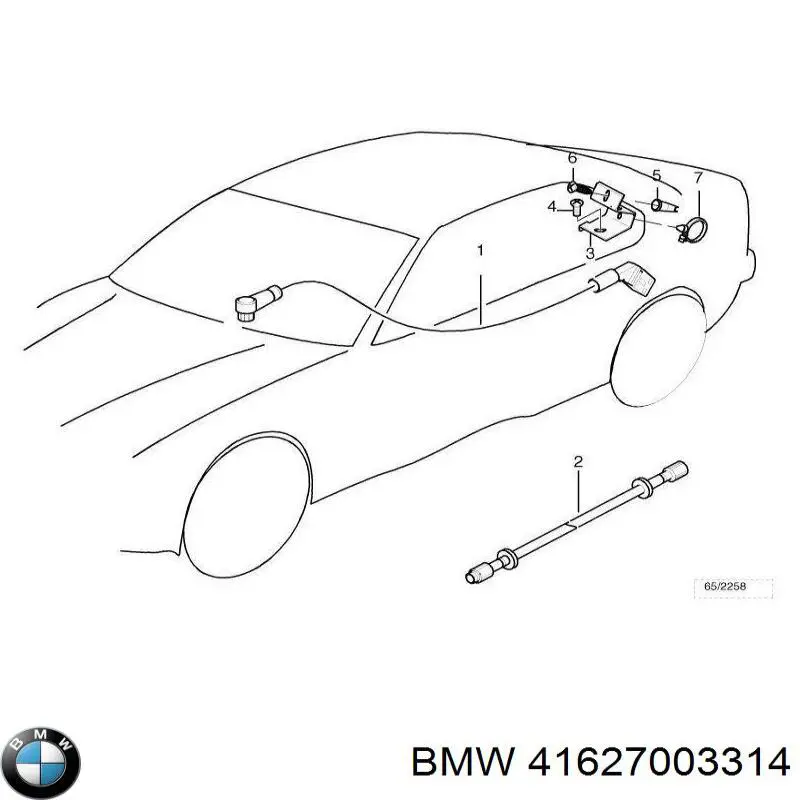 Tampa de porta-malas BMW 3  E46