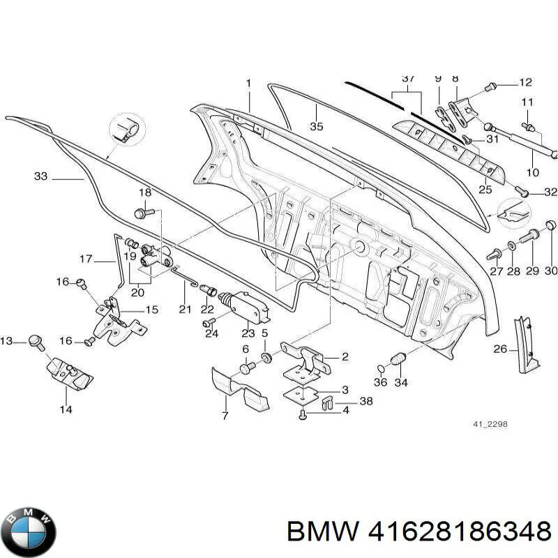  BMW 41628186348 цена, от 6.87 USD