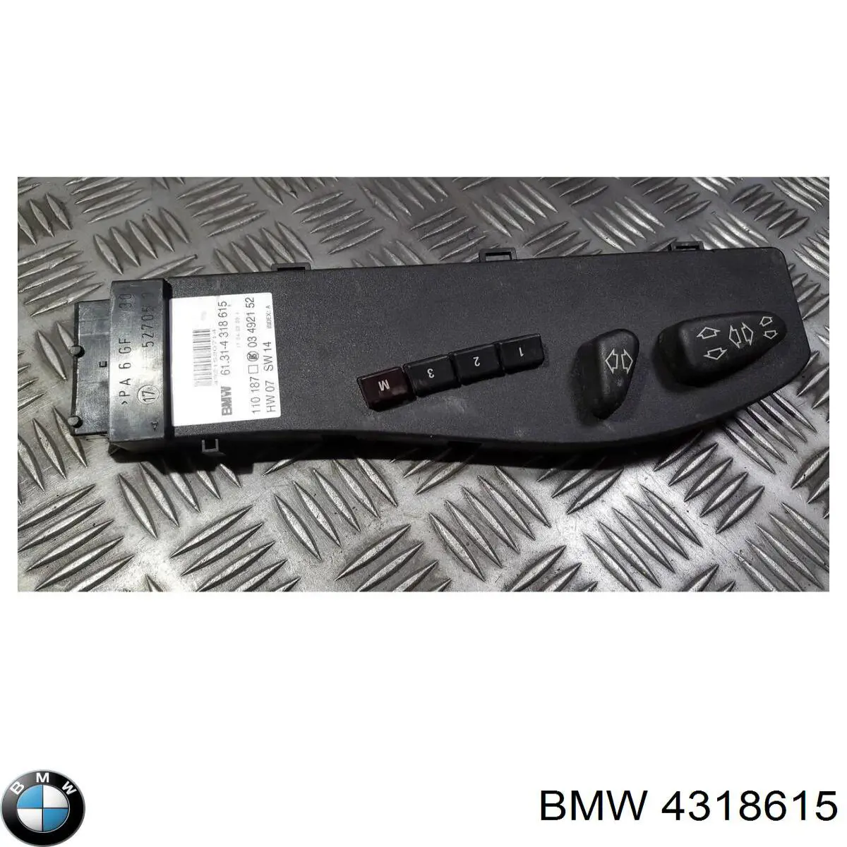 Блок кнопок механизма регулировки сиденья левый BMW 61317119867 цена, от 470.19 USD