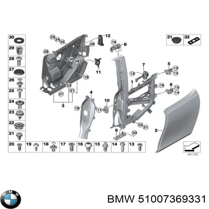 51007369331 BMW 