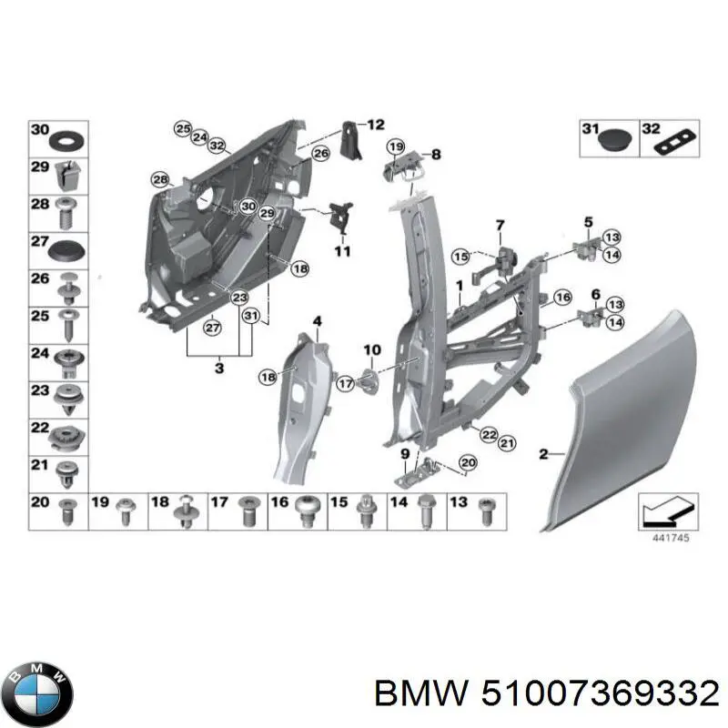 51007369332 BMW 